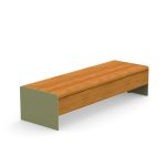 Steel and Timber Bru Bench