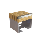 Rochester Cube with Skate Strip