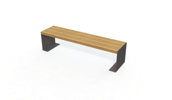 Madrid Steel and Timber Bench