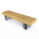 Rochester Steel and Timber Bench 2000
