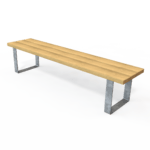 Winsford Steel and Timber Bench