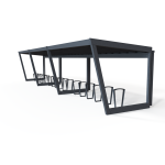 Trapezoid Cycle Shelter Extension