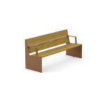 Hey 180 Steel and Timber Bench