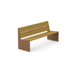 Hey 180 Steel and Timber Bench