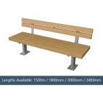 Westminster Bench With Backrest