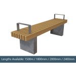 Greenwich Modular Bench with Armrest