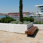 Tanit Concrete Planter In Situ