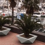 Origami Concrete Planter