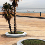 Ona Concrete Planter Bench