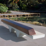 Ripple Concrete Bench