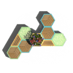 Siap Group Half Hex Group Set Top Down