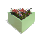 Triangle Siap Range Planter Top