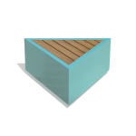 Triangle Siap Range Wood Top