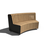 Arc Bench Inverted Curve