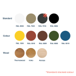 Colour and Timber Options for the Modulo Range