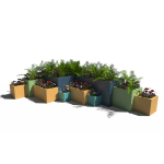 Modular Metal Planter Range