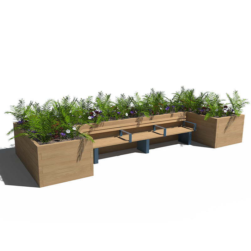 Horizontal Timber Planters | Street Furniture Manufacturers & Suppliers ...