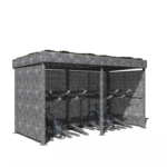 Metal Modulo Cycle Shelter