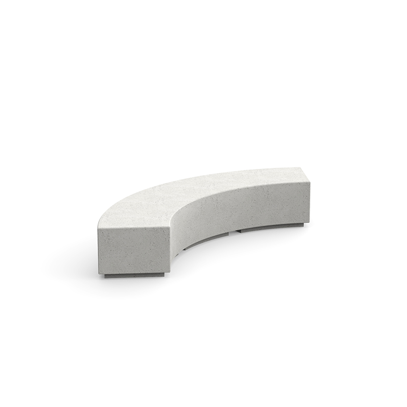 Log R200 Concrete Bench