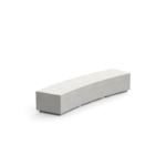 Log R750 Concrete Bench